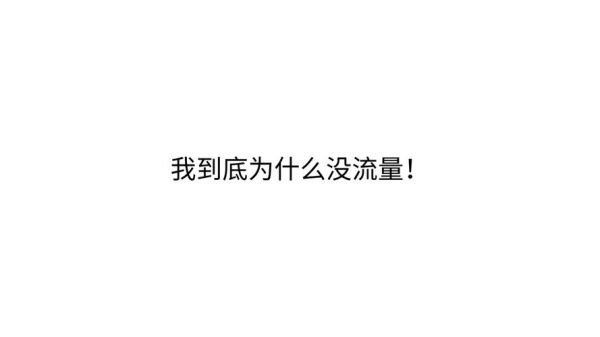 为什么我的网站没有流量_如何提升网站流量