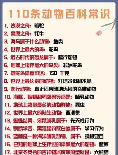 动物百科读书心得_如何快速掌握动物习性