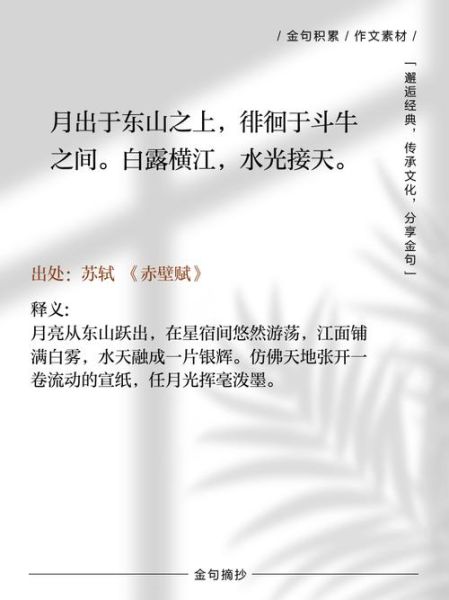 前赤壁赋表达了什么情感_苏轼为何借江月抒怀