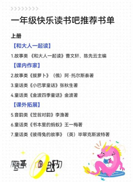 一年级课外阅读书籍推荐_如何挑选适合孩子