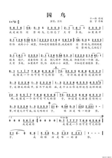 囚鸟表达什么情感_囚鸟歌词含义解析