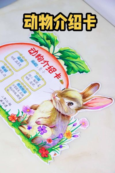 动物小百科读书卡怎么做_适合小学生的动物卡片模板