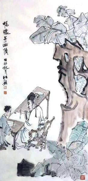 高贤读书图是什么_高贤读书图作者是谁