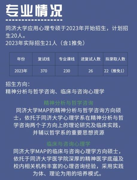 同济大学心理学怎么样_就业前景如何