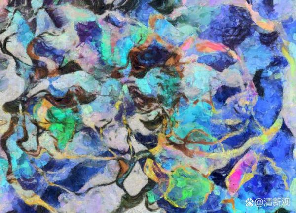 色彩情感抽象画_如何看懂