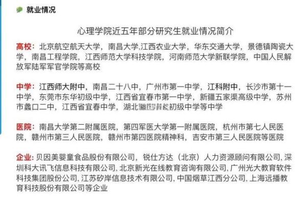 心理学硕士就业方向有哪些_心理学硕士好找工作吗