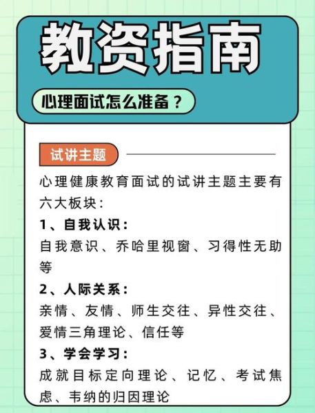 招教心理学考什么_如何高效备考