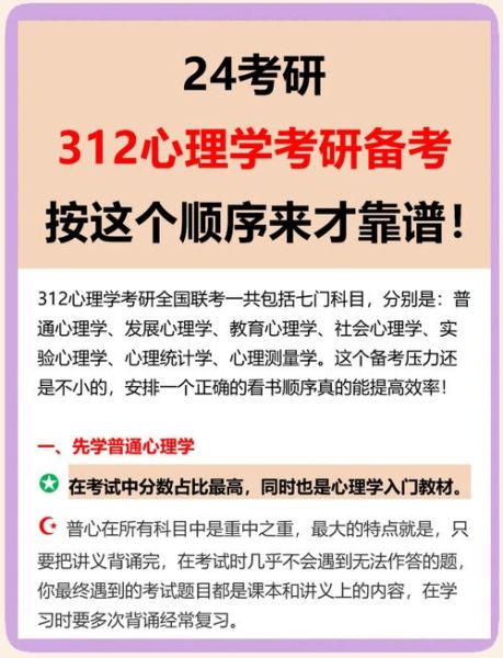 心理学考研312考什么_如何高效备考