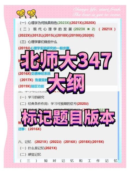 北师大心理学考研科目_如何高效备考