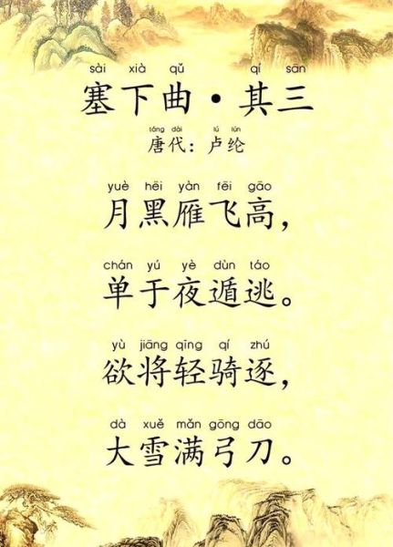 塞下曲表达了什么情感_如何体会边塞诗中的悲壮